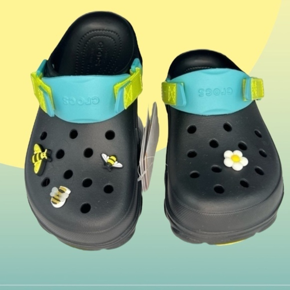 Crocs - ’All Terrain Daisy/Bees’ Rugged Clogs. Woman’s SZ: 6,7,9,10,11 NWT